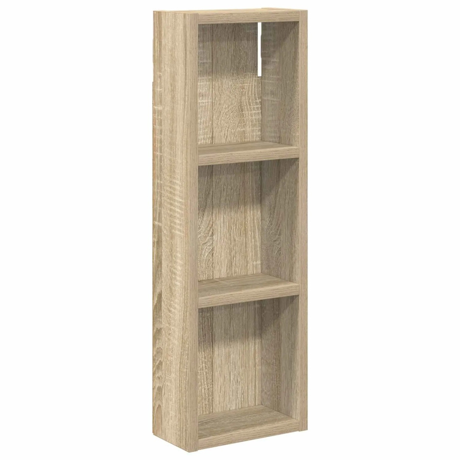 vidaXL Badezimmer-Wandschrank Sonoma-Eiche, B/T/H: 20 x 10 x 60,5 cm - Bild 2