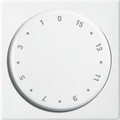 Busch-Jaeger Abdeckung Zeitschaltuhr Busch-balance SI Alpinweiß 1770-914-102 - Bild 1