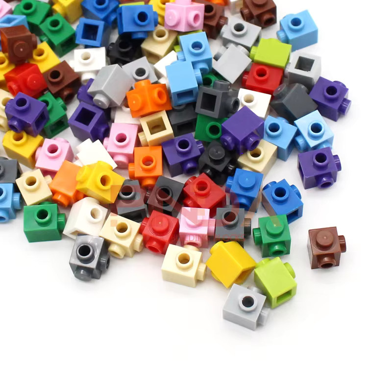 jile 26604 Ziegel modifiziert 1x1 mit Stehbolzen, 50-teiliges Set, Bunt / Mehrfarbig - Bild 4