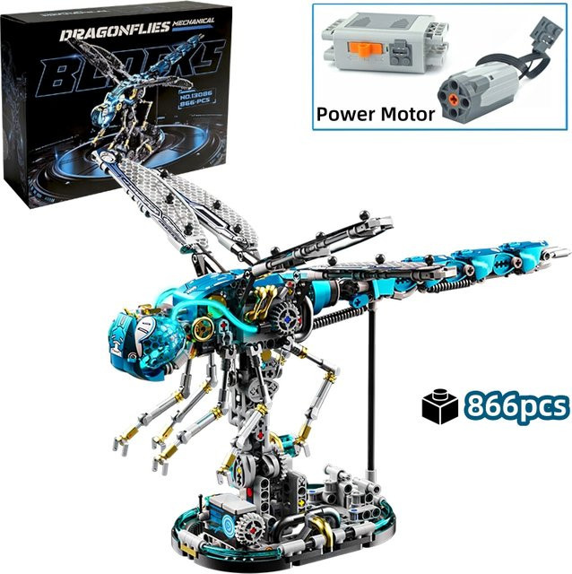 FUNXINEE Mechanisches Libellen-Bauset, 866 Teile - Bild 1