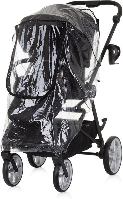 Chipolino Universal Regenschutz für Einsitzer Kinderwagen, transparente Regenhaube - Bild 1