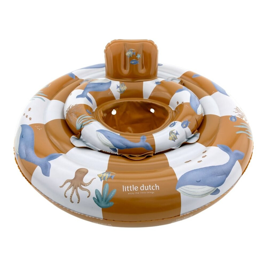 Little Dutch Babyschwimmring Ocean World in Blau, Braun und Multicolour - Bild 1