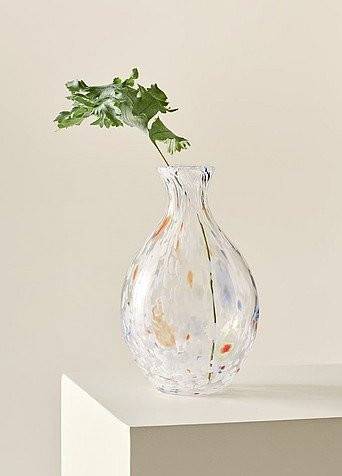 Jotex Glasvase HONEY in White Multicolour, Höhe: 20,5 cm - Bild 1