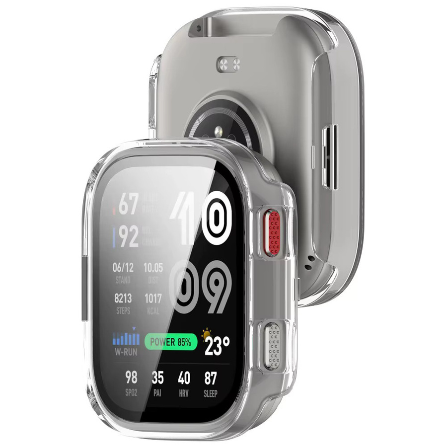 SAMUTAX Displayschutzfolie und Hülle für Amazfit Bip Max, Schwarz, Unisex - Bild 5