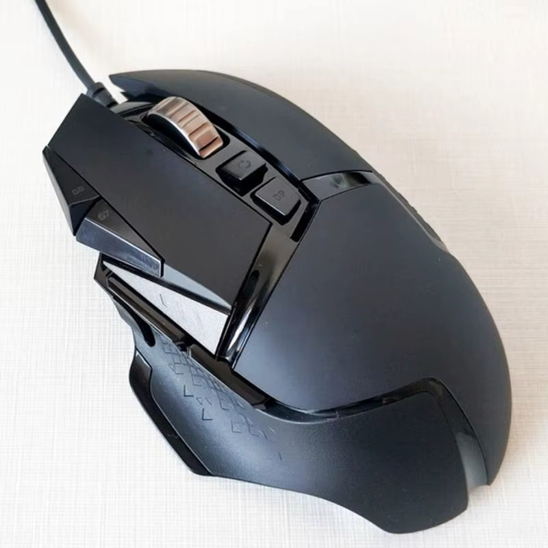 XINYUANSHUNTONG Ersatzgehäuse für Logitech G502 Maus in Schwarz, Top und Bottom Shell Zubehör für kabelgebundene und kabellose Modelle - Bild 2