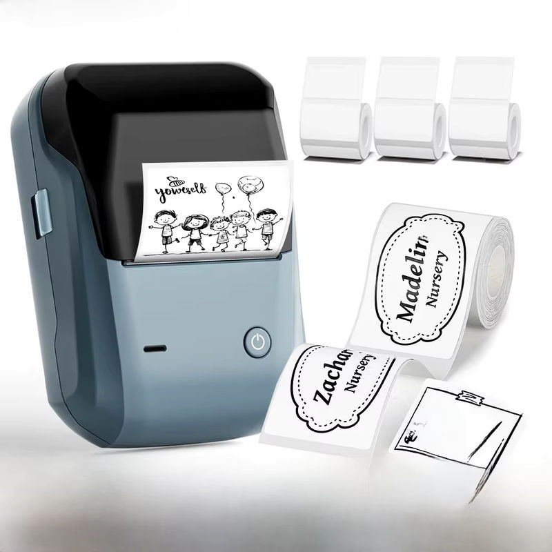 NIIMBOT B1 Tragbarer Bluetooth Thermodrucker mit selbstklebenden wasserfesten Etikettenrollen, 5,1 cm - Bild 5