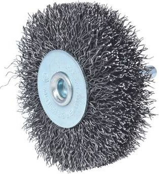 KS Tools 340.0030 Stahldrahtbürstenscheibe aus Stahl in Silber, Durchmesser: 63 mm, Drahtstärke: 0,3 mm - Bild 1