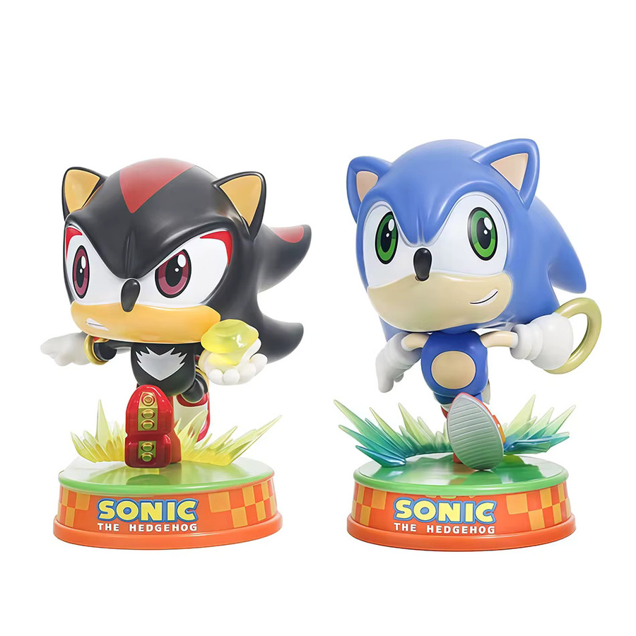 Sega Sonic The Hedgehog Shadow & Tails, Anime-Figur, PVC-Modell, 11cm - Bild 1