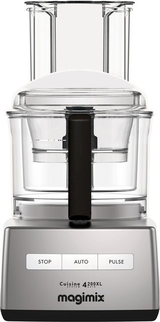 Magimix Cuisine System 4200 XL Küchenmaschine in Silber mit Kunststoff-Zubehör und Pulse-Funktion - Bild 1