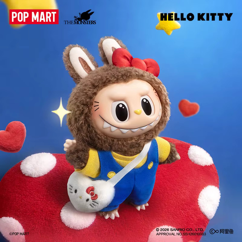 POP MART Labubu The Monsters Sanrio Characters, Vinyl-Plüsch-Blindbox - Bild 2