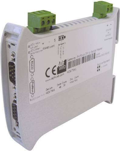Wachendorff HD67561 Gateway Profibus mit RS-232 und RS-485 in Grau, 24 V/DC - Bild 1