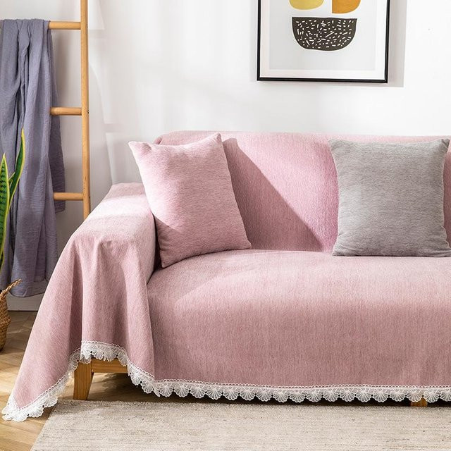 Super Six Chenille Sofabezug mit Gänseblümchen-Design, moderner und verdickter Sofakissenbezug, Anti-Katzenkratz-Sofahandtuch, Breite: 90 cm, Breite: 90 cm, Höhe: 90 cm - Bild 1