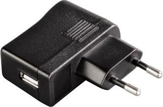 Hama USB-Ladegerät mit USB-A Anschluss, 5V/1A, Schwarz - Bild 1