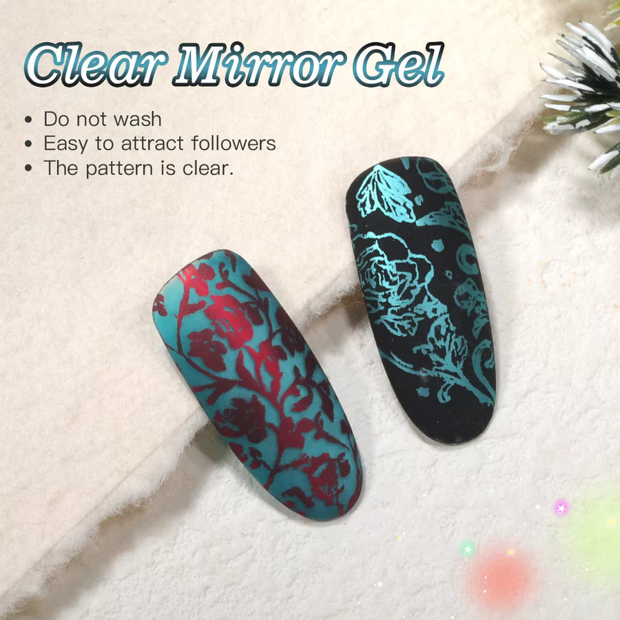AS Magic Stamping Top Coat No Wipe Clear, 15 ml, Glänzend - Bild 2