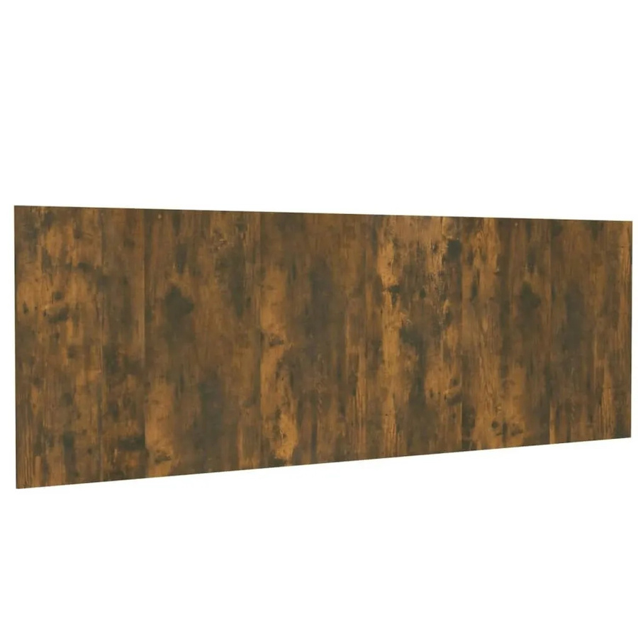 vidaXL Wand Kopfteil aus Holzwerkstoff in Räuchereiche, Farbe: Braun, B: 240 cm, H: 80 cm, T: 1,5 cm - Bild 2