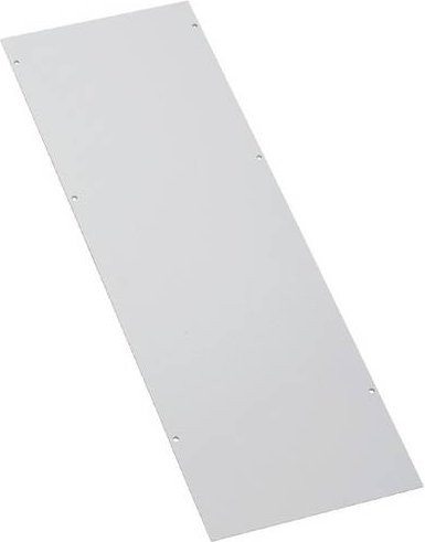 Hager Montageplatte KVS ZAY47434M aus Kunststoff in Weiß für ZAL162, B/T/H: 80,0 x 27,6 x 0,6 cm - Bild 1
