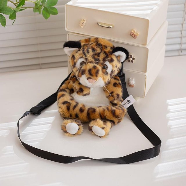 Yiran toy Crossbody Plüschtasche, Roter Panda Tiger Koala Sänger, 30cm, ab 14 Jahren - Bild 1