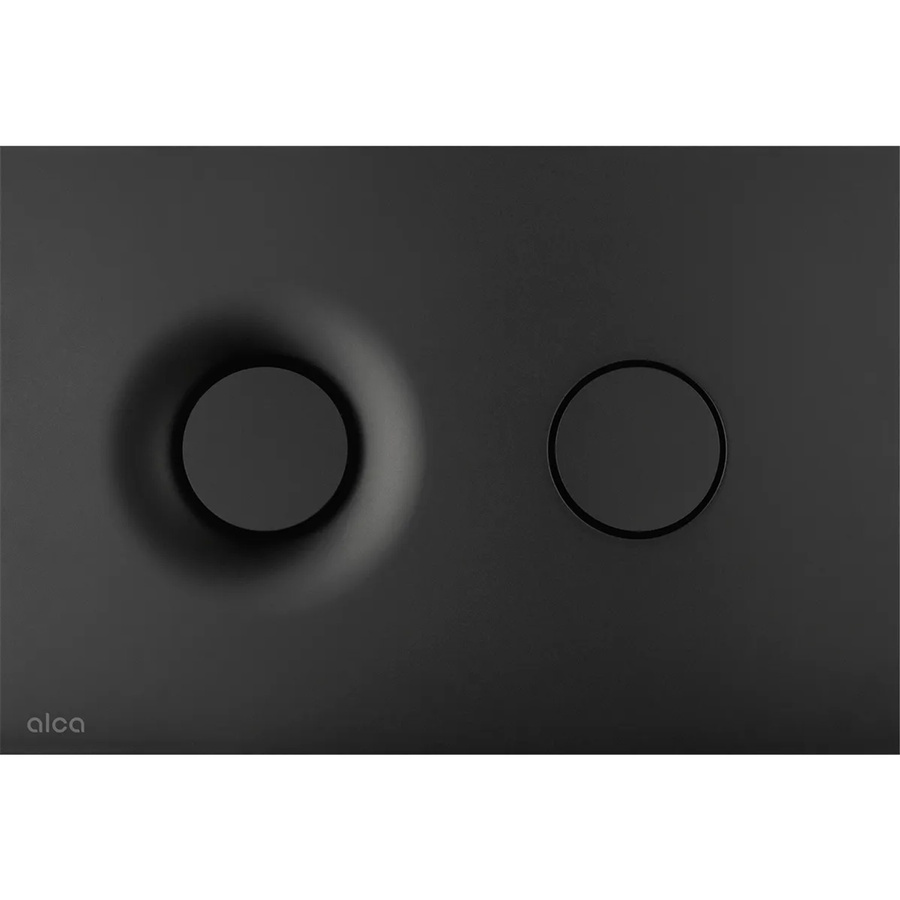 AlcaDrain WC-Betätigungsplatte M1978 Dot.Dot Dual Flush in Schwarz-Matt, Breite: 25,0 cm, Höhe: 17,0 cm, Tiefe: 6,0 cm - Bild 2