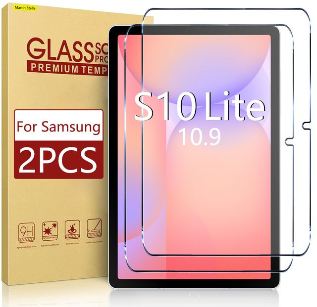 Samsung Galaxy Tab S10 Lite Displayschutzfolie aus gehärtetem Glas, transparent, 9H Härtegrad - Bild 1