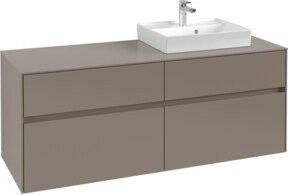 V&B Waschtischunterschrank Collaro mit LED-Beleuchtung, B/T/H: 140 x 54,8 x 50 cm - Bild 1
