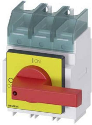 Siemens Lasttrennschalter 3polig 160A 690 V/AC Rot Gelb 185mm² 3LD23300TK13 - Bild 1