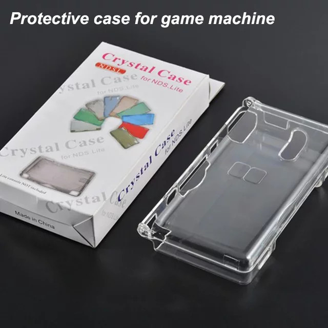 Transparente Schutzhülle für Nintendo DS Lite inklusive Ersatzgehäuse für Bildschirm und Objektiv - Bild 1