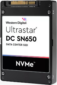 Western Digital Ultrastar DC SN650 WUS5EA1A1ESP5E3 SSD intern 15,36 TB U.3 PCIe 4,0 NVMe 2.5 Zoll Schwarz - Bild 1