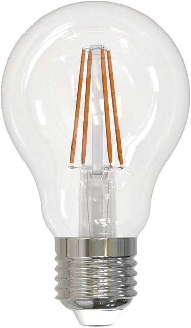 Hama LED-Filamentlampe E27 A60 in Transparent, dimmbar, 470 lm, ersetzt 40 W, Neutralweiß - Bild 1