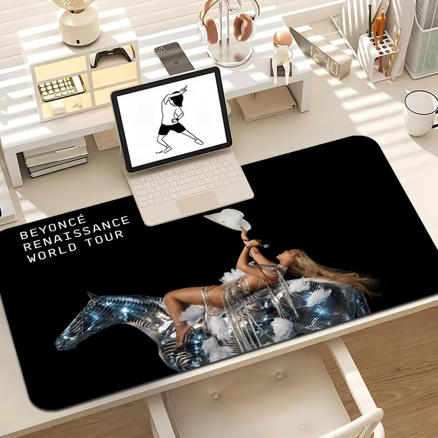 Beyonce Renaissance Mauspad mit rutschfester Lockedge-Kante für Büro, Studium und Gaming, verdicktes Schreibunterlagen-Pad - Bild 4