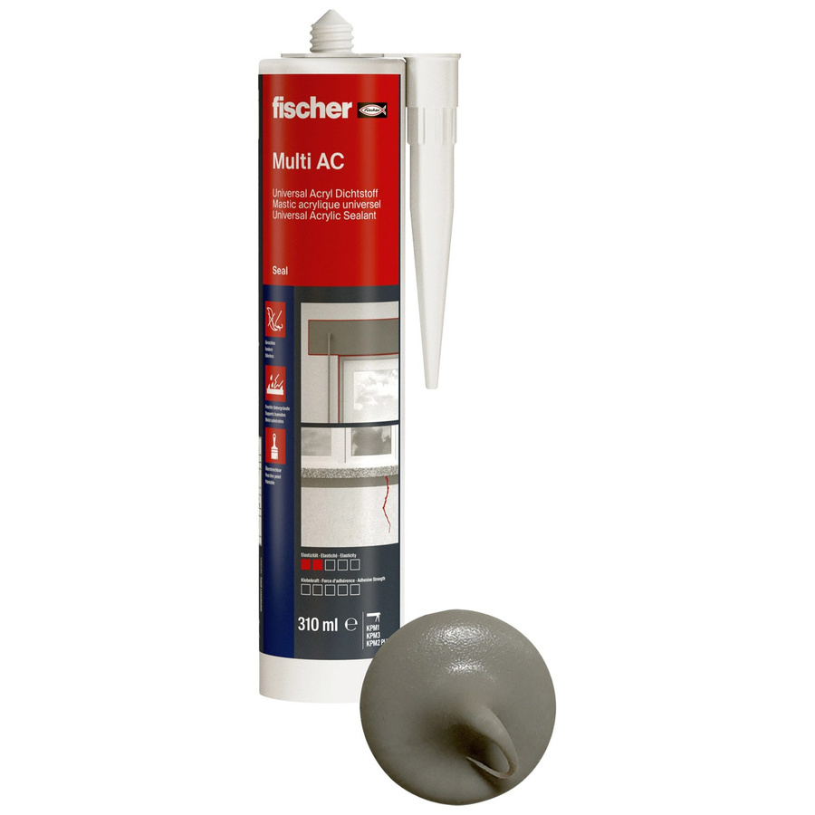 Fischer Acryldichtstoff Multi AC Grau 310 ml - Bild 2