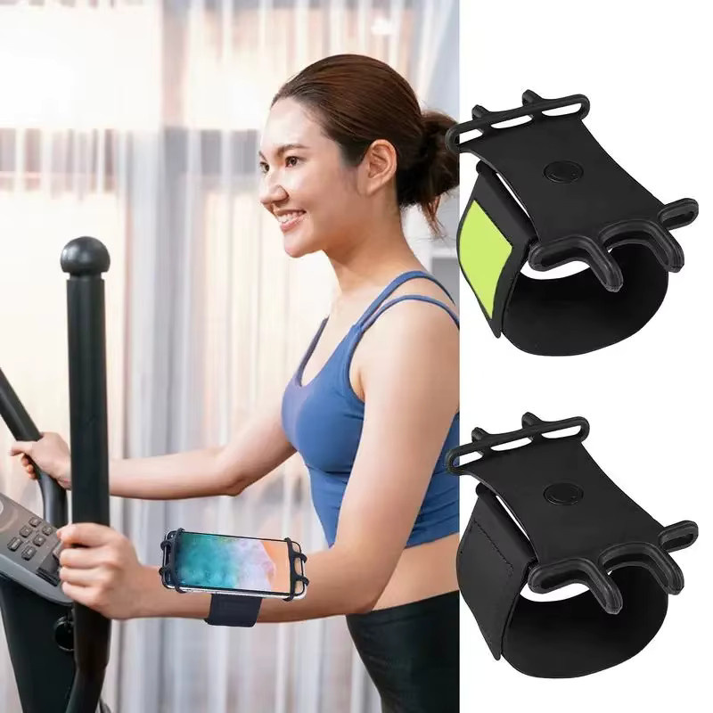 Universal Handy Handgelenk Halter mit 360 Grad Rotation für Sport und Outdoor in Schwarz - Bild 4