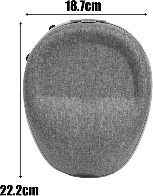Universelle Hartschalen-Kopfhörertasche für Sony Headsets in Grau - Bild 1