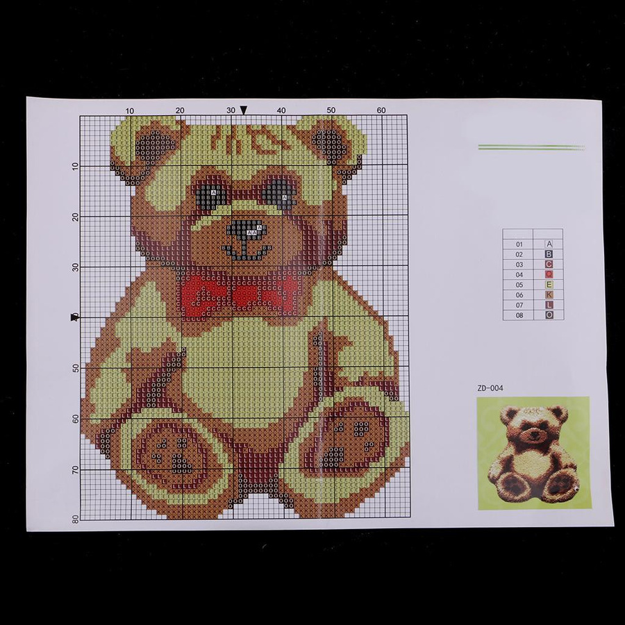 Leisure Times Toy Bear Knüpfsets, Weiß, Braun - Bild 4