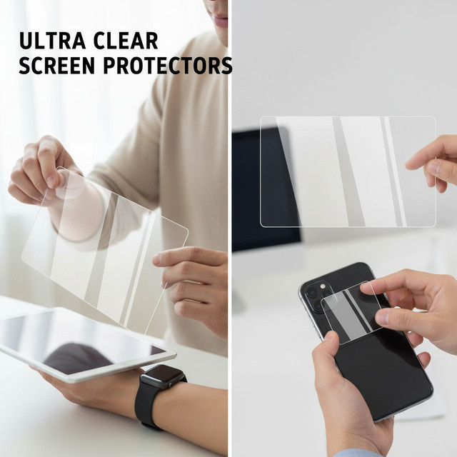 AYN THOR Dual-Screen Flip Handheld-Spielekonsole Schutzfolie Transparent Nano-Explosionsgeschützt HD Kratzfest mit Augenschutz - Bild 1
