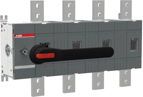 ABB OT1600E04W4P Lasttrennschalter 1600A 1000V Schwarz - Bild 1