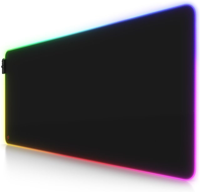 Titanwolf RGB Gaming Mauspad XL in Schwarz, B/T: 900 x 400 mm - Bild 1
