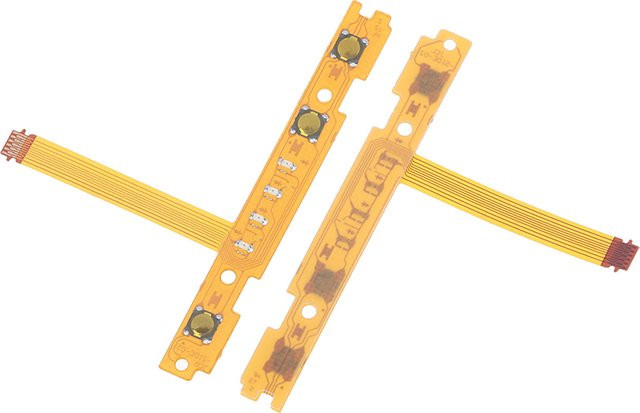 Ersatz-Flexkabel Set für Nintendo Switch Joy-Con Links und Rechts mit SL und SR Tasten-Schaltergriff-Kabel in Orange - Bild 1