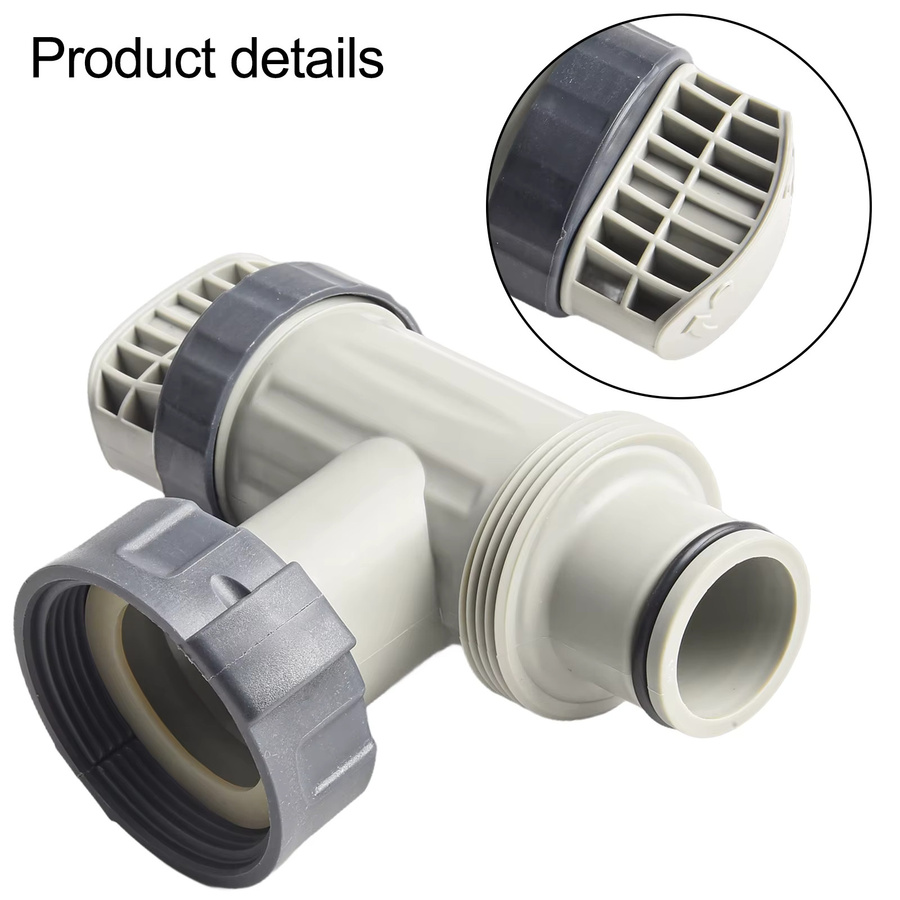 2er-Set Intex Pool Plunger Ventil aus Kunststoff für Sandfilterpumpen, Grau - Bild 3