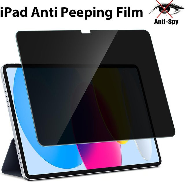 Sichtschutz-Displayschutz aus gehärtetem Glas für Apple iPad Pro 13 11 M4 M5, iPad Air 6 5 4 3, iPad Mini 6 7 und iPad 9. 10. Generation - Bild 1