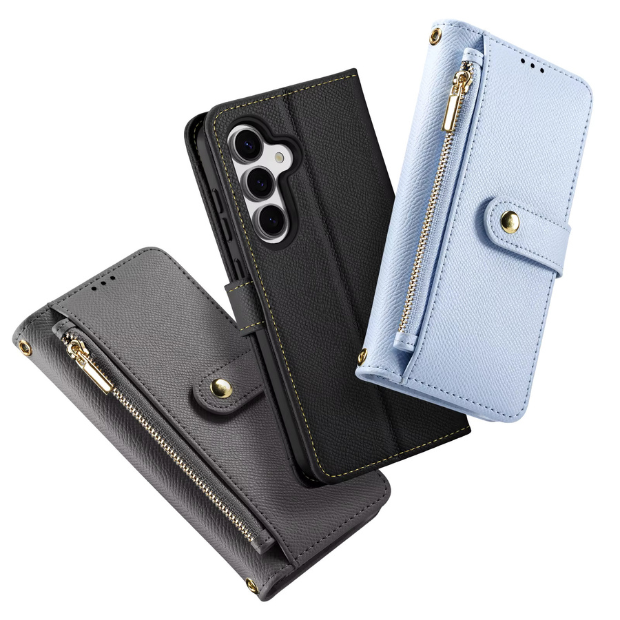 DUX DUCIS 2-in-1 Magnetische Lederhülle mit abnehmbarer Brieftaschenhülle für Samsung Galaxy S26 Ultra, S26 Plus, S25 Edge und S25 in Schwarz oder Blau - Bild 5