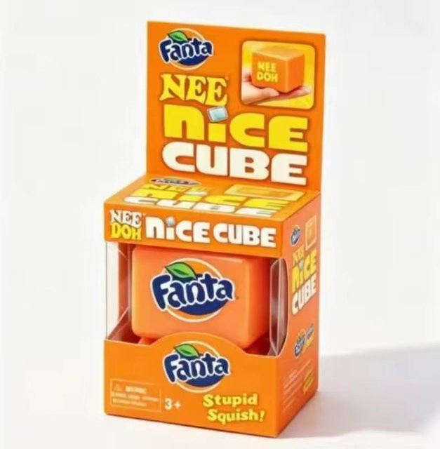 Nee Doh Qualle & Würfel Knetspielzeug, Weiches Jelly Quetschspielzeug - Bild 1