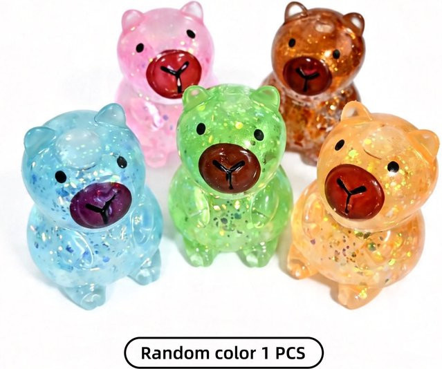 BC Pet Supplies Capybara Glitzer Squishy, Spielzeug - Bild 1