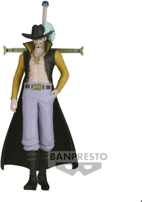Banpresto One Piece Dracule Mihawk Figur in Mehrfarbig, Höhe: 16 cm - Bild 1