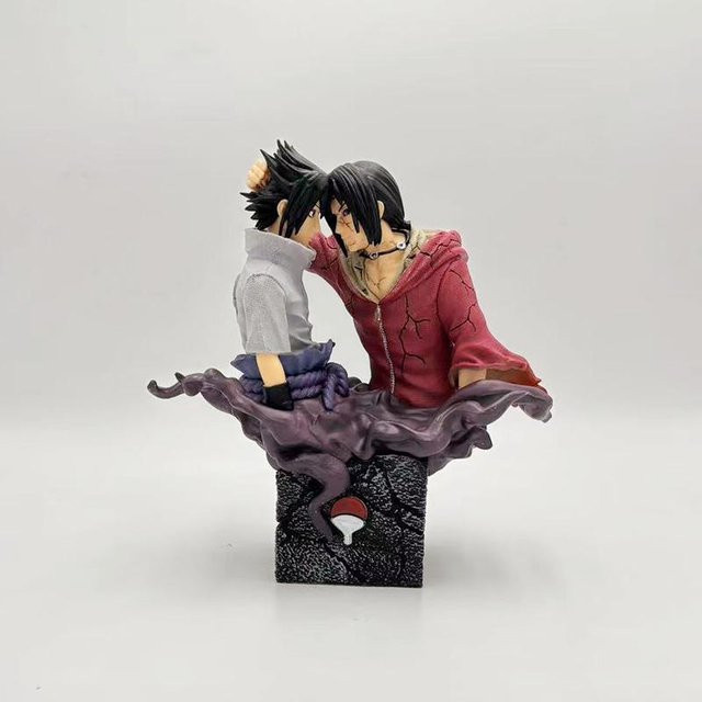 Naruto Uchiha Sasuke Itachi GK PVC Actionfiguren, Anime Figur, Grau, ab 6 Jahren - Bild 1