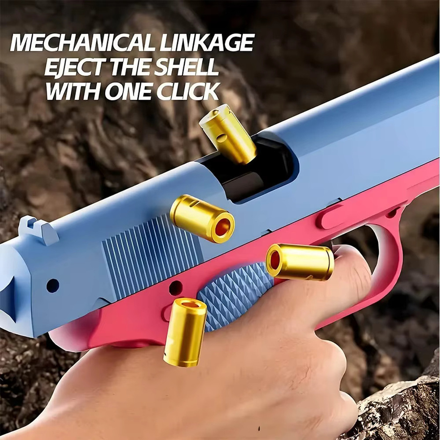 Safety First M1911 Stressabbau-Spielzeugpistole, mit Weichgeschossen, Leerlauf-Hängelauslöser - Bild 3