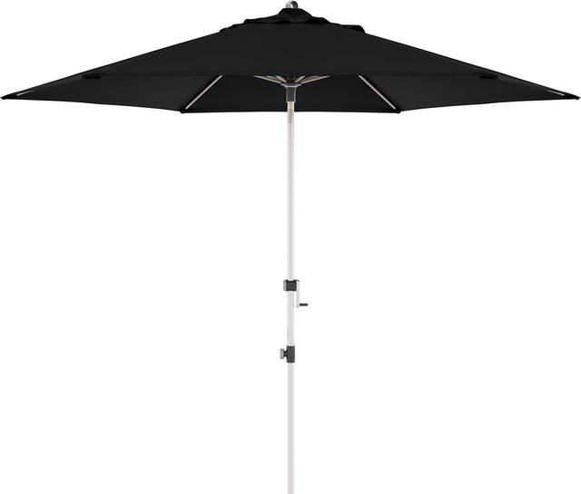 Doppler Sonnenschirm Expert 320 Auto Tilt in Schwarz mit Kurbelmechanik und modernem Design, Durchmesser: 320 cm - Bild 1