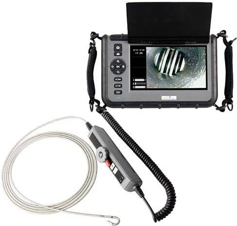 PCE Instruments Videoendoskop PCE-VE 1014N-F in Schwarz mit 1,5m Kabellänge, 4,5mm Kamerakopf, 2-Wege-Steuerung und 360° Bilddrehung sowie Speicherfunktion - Bild 1