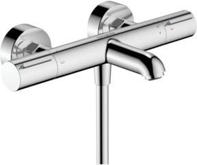 Hansgrohe Wannen-Thermostat Ecostat Element AP in Chrom mit Safety Stop für 1 Verbraucher - Bild 1
