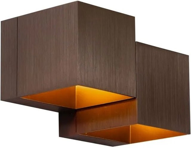 QAZQA Moderne Wandleuchte Transfer Double in Dunkelbronze, 2-flammig mit G9 Fassung - Bild 1