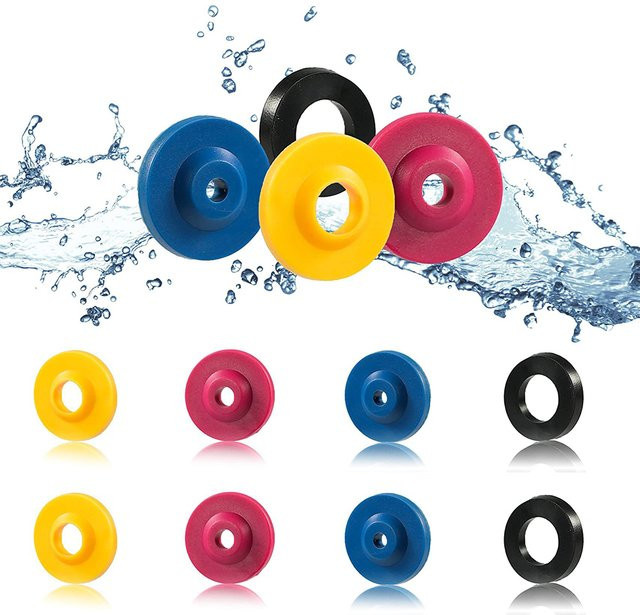 LEENKEA Gummi O-Ring Set mit 8 Dichtungen und Wasser Sparer Flow Reducer in Mehrfarbig - Bild 1